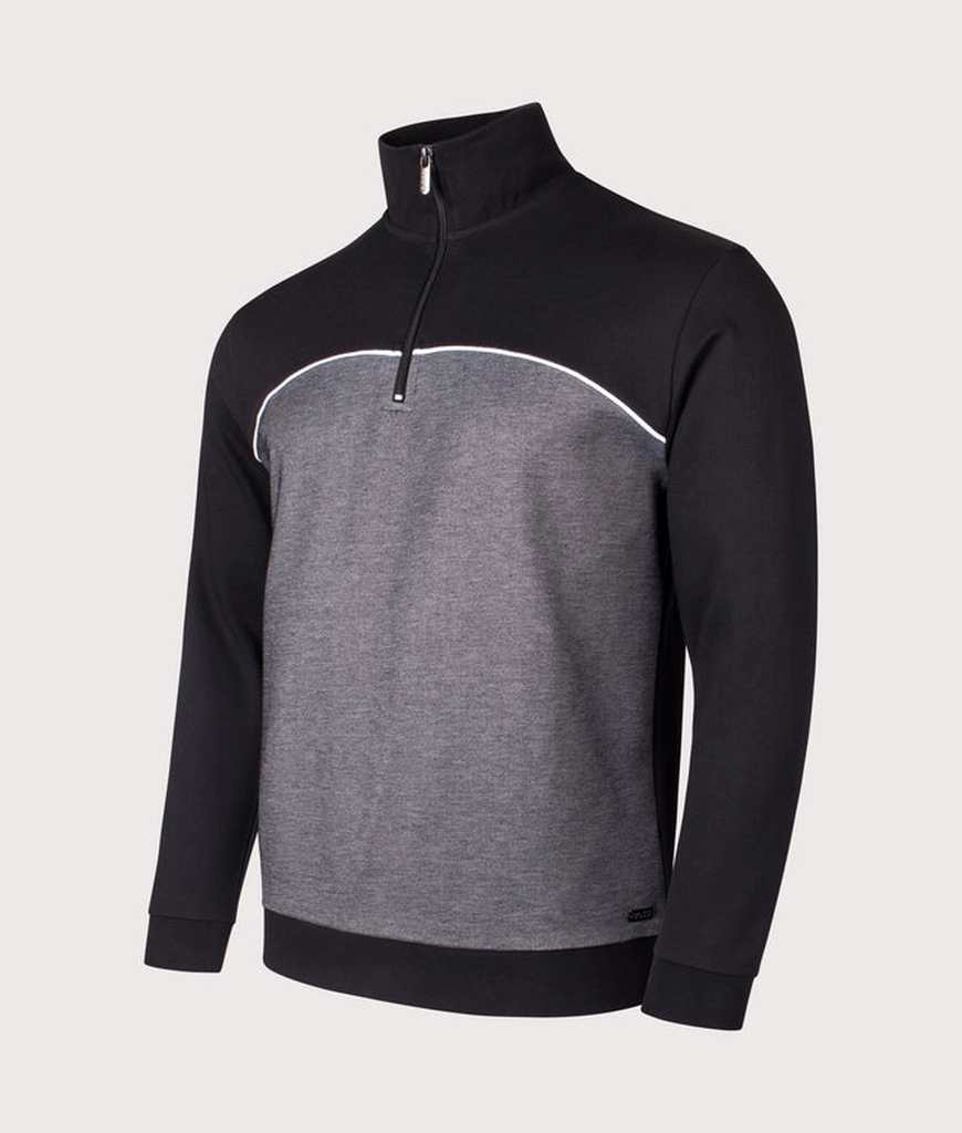 Hugo Boss Mens Quarter Zip Sweatshirt